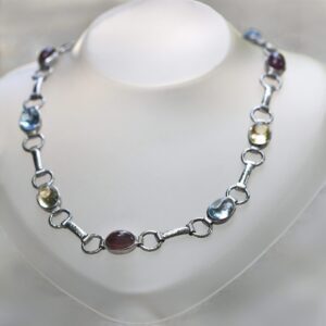 Collana in Argento con pietre Semipreziose